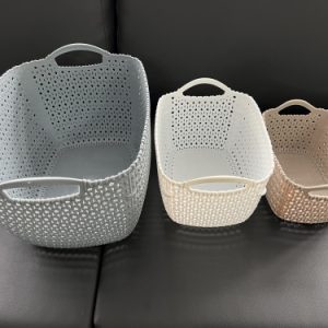3 Boy Örgü Sepet