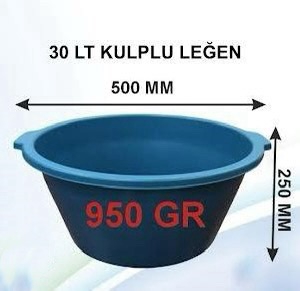 30LT Kulplu Leğen Kalıbı