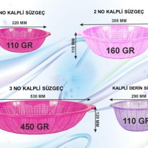 4 Boy Kalpli Süzgeç Kalıbı