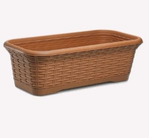 7LT Rattan Balkon Saksısı